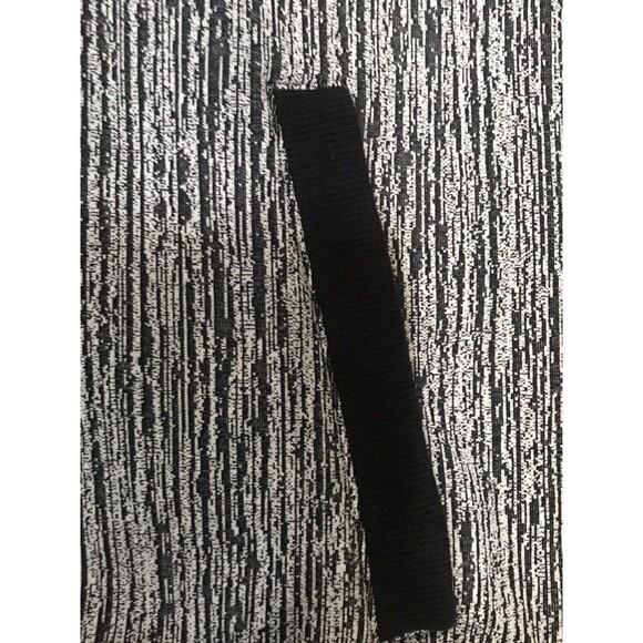 $110 MANDUKA Bomber Jacket Gray Dunes Jacquard Stretch Designer Coat Size M - Picture 4 of 8